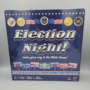 Election Night Board Game Semper Smart Games 2nd Edition Factory Sealed